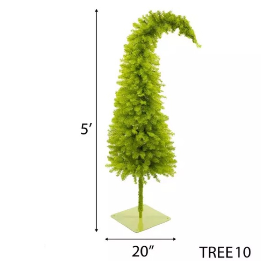 Hobby Lobby Holiday Decor Green and Red Christmas Tree